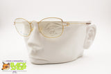 T3 2016 Vintage glasses frame eyeglasses, innovative metal material golden satin, New Old Stock 1990s
