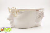 T3 2016 Vintage glasses frame eyeglasses, innovative metal material golden satin, New Old Stock 1990s