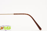 T3 2016 Vintage glasses frame eyeglasses, innovative metal material golden satin, New Old Stock 1990s