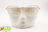 T3 2016 Vintage glasses frame eyeglasses, innovative metal material golden satin, New Old Stock 1990s