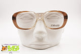 PIN'S Vintage eyeglasses granny style, little rims, Acetate shaded clear middle zone, New Old Stock