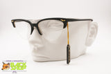 T LOOK Milano mod. Kaprice Vintage 90s cat eye glasses, Matte black acetate deco' lugs, New Old Stock 1990s