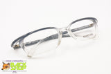ROMEO GIGLI RG213 210 women cat eye eyeglasses, Clear & "spruce blue", composite plastic material, New Old Stock