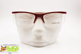 ROMEO GIGLI RG243 04 Half rimmed glasses frame acetate, Burgundy Red & Orange bicolor, New Old Stock