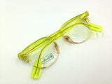 BENETTON Wayfarer frame women ladies, Pearly eyebrows highlighter color, New Old Stock 1980s