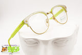 BENETTON Wayfarer frame women ladies, Pearly eyebrows highlighter color, New Old Stock 1980s