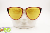 Alfredo Gabrielli PL Gabrielli Vintage italian sunglasses 80s, Yellow sunny lenses, New Old Stock 1980s