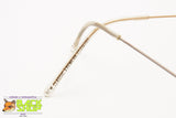 Unconventional frame glasses modern design, crazy style, Half rimmed Nylor, New Old Stock 1990s