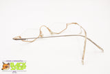 Unconventional frame glasses modern design, crazy style, Half rimmed Nylor, New Old Stock 1990s