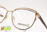 Yves Saint Laurent YSL Vintage 1980s glasses frame eyeglasses women, fashion accentuated eyebrows, New Old Stock