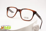 PIN'S Made in Italy, Classic brown wayfarer frame glasses acetate & metal, New Old Stock 1990s