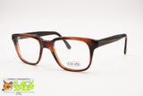 PIN'S Made in Italy, Classic brown wayfarer frame glasses acetate & metal, New Old Stock 1990s