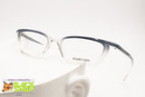 ROMEO GIGLI RG213 210 women cat eye eyeglasses, Clear & "spruce blue", composite plastic material, New Old Stock