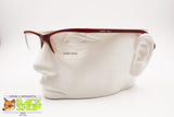 ROMEO GIGLI RG243 04 Half rimmed glasses frame acetate, Burgundy Red & Orange bicolor, New Old Stock