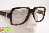 SILHOUETTE 2019 col.09 Thick frame glasses, darken brown acetate, hip hop style, New Old Stock 1980s