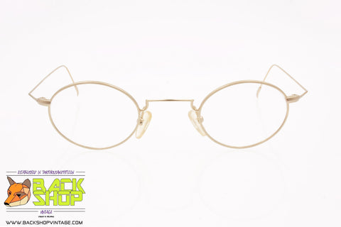 RETRO ONE, Vintage eyeglass frame little oval lenses antique style, New Old Stock 1990s