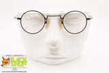 Unbranded Italian Vintage eyeglass frame little round lenses antique style black, New Old Stock 1990s