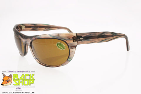 FOVES mod. RIO, Vintage rare sunglasses made in italy acetate crystal lenses, New Old Stock 1960s/1970s
