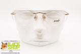 WEB mod. 2299 125L, Eyeglass frame rimless classic office, bronze brown, New Old Stock