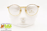 WINCHESTER mod. HOMBRE 02, Round eyeglass frame golden aged, New Old Stock