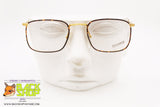 ESSILOR DIFFUSION mod. 1007 02 003, Vintage rectangular eyeglass frame double rims, New Old Stock 1980s