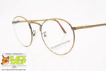 ESSILOR mod. 223 32 001, Round elegant eyeglass frame chiseled bridge, New Old Stock