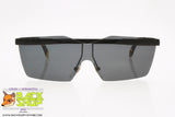 Vintage mask sunglasses space age, total black shades mono lens, New Old Stock 1990s