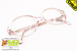 PIN'S mod. 251 02, Vintage girl child/kid eyeglass frame round pink, New Old Stock