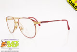 DEFILE HAPPY BUNNY mod. 210 D 254, Vintage child/kid eyeglass frame aviator red dappled, New Old Stock