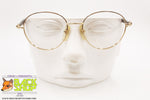 PIERRE LEROC mod. NA18 1, Vintage round circle eyeglass frame slim elegant, New Old Stock 1990s