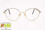 PIERRE LEROC mod. NA18 1, Vintage round circle eyeglass frame slim elegant, New Old Stock 1990s