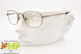 Unbranded vintage eyeglass frame polygonal, made in Italy, New Old Stock 1980s