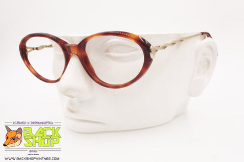 TRUSSARDI mod. TPL 235 921, Vintage oval medium eyeglass frame women, New Old Stock 1980s