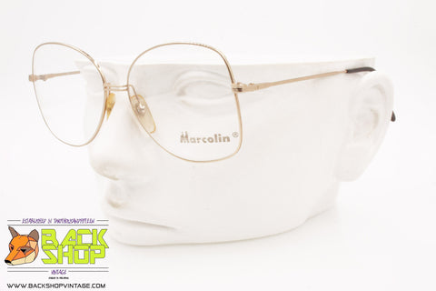 MARCOLIN mod. 7007-GS, Vintage eyeglass frame women butterfly, Deadstock defects