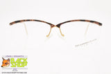 ESSILOR mod. 101 02 092, Vintage half rimmed eyeglass frame women oversize, New Old Stock 1980s