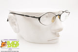 CYNTHIA ROWLEY mod. CR 23 BLK, Vintage black eyeglass frame slim, New Old Stock 1990s