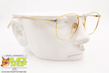 LOZZA mod. ASTOR 521, Vintage eyeglass frame silver golden elegant, New Old Stock 1980s