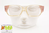PREMIER mod. O 87-17 322, Vintage massive reading glasses frame women pink glittered, New Old Stock 1980s