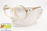 CARITA PARIS mod. 410 DE, Vintage women eyeglass round circle, New Old Stock 1980s