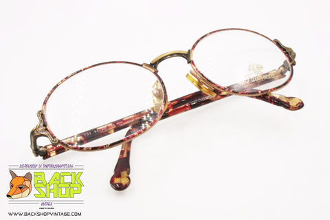 FACONNABLE mod. SCALA 707, Vintage oval eyeglass frame victorian style, New Old Stock 1990s