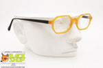 O.A.M. mod 62, Vintage yellow octagonal eyeglass frame, New Old Stock 1990s