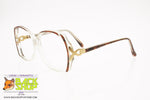 WE COLLECTION mod. 3002 BR, Vintage eyeglass frame women granny style, New Old Stock 1980s