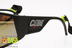 CEBE Vintage mask mono lens sunglasses wrapping sports mirrored, Deadstock defects