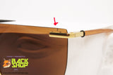 PREMIER PARIS mod. SFIZIO S21, Vintage mask mono lens sunglasses wrapping, Deadstock defects