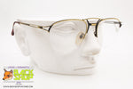 VOGUE mod. DONALD/N OR/NE, Vintage large oval aviator frame nylor lenses, New Old Stock 1990s