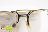 VOGUE mod. DONALD/N OR/NE, Vintage large oval aviator frame nylor lenses, New Old Stock 1990s