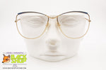 ESSILOR mod. 415-02 AHG 1, Vintage eyeglass frame women accentuated eyebrows, New Old Stock 1980s