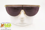 NAZARENO GABRIELLI mod. 144-607, Vintage mask sunglasses mono lens, New Old Stock 1980s
