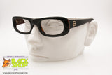 LAURA BIAGIOTTI mod. LB 85002 Vintage sunglasses frame, black & brown flat top, New Old Stock