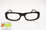 LAURA BIAGIOTTI mod. LB 85002 Vintage sunglasses frame, black & brown flat top, New Old Stock